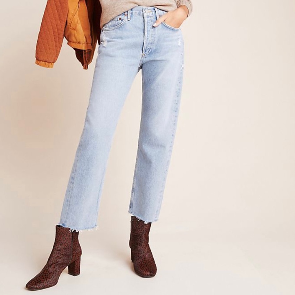 AGOLDE Parker Ultra High-Rise Straight Jeans